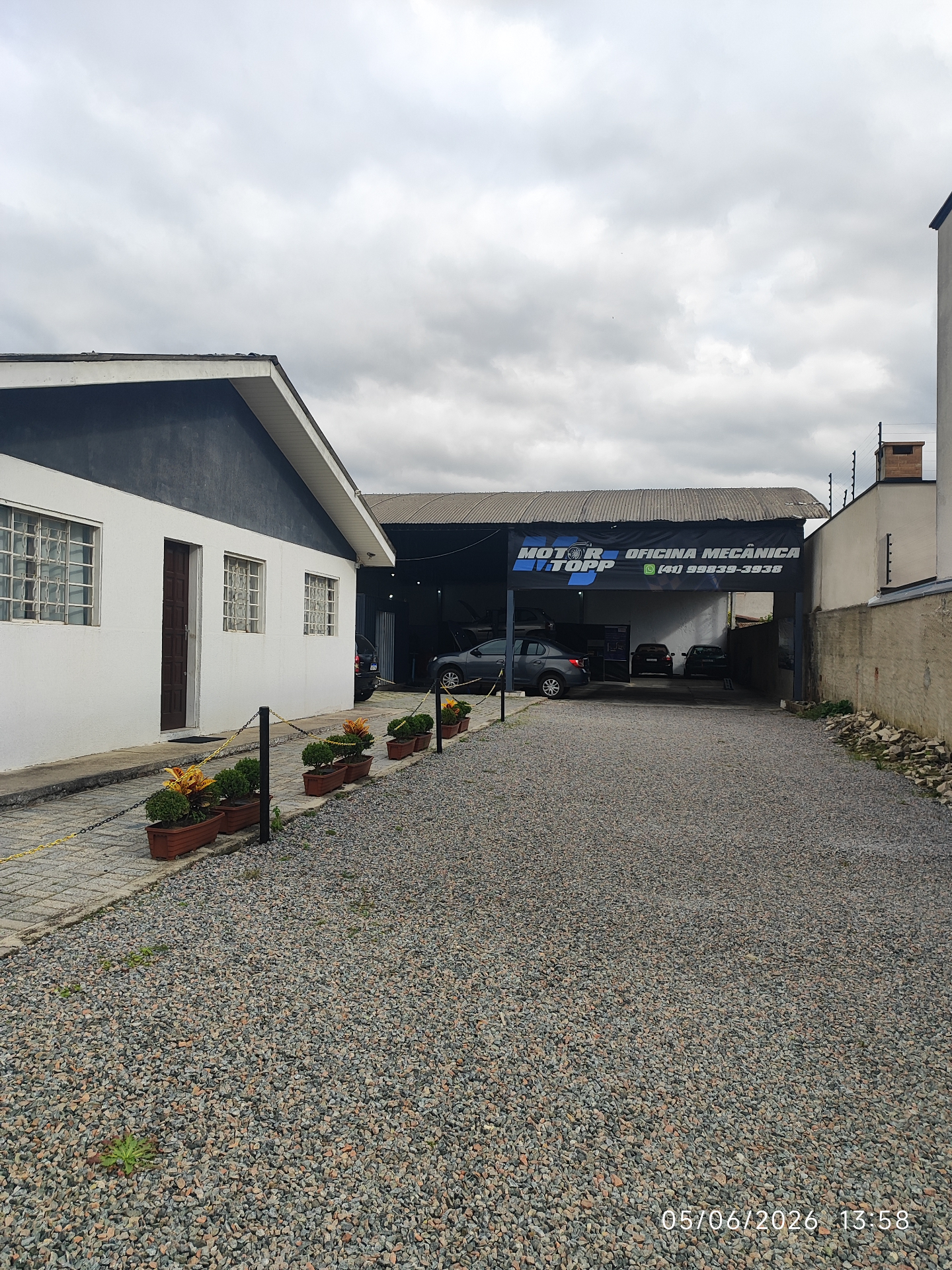 Estrutura da oficina Motortopp